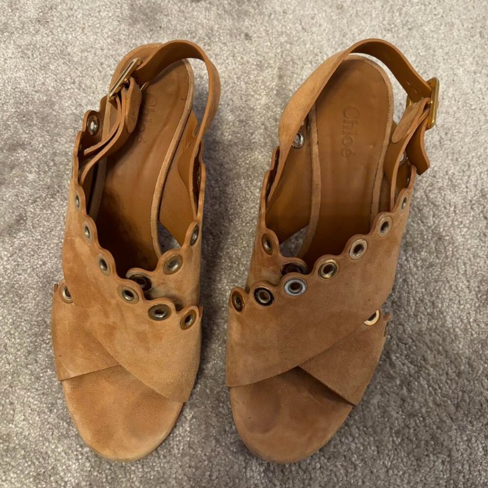 Chloé Scalloped Heels